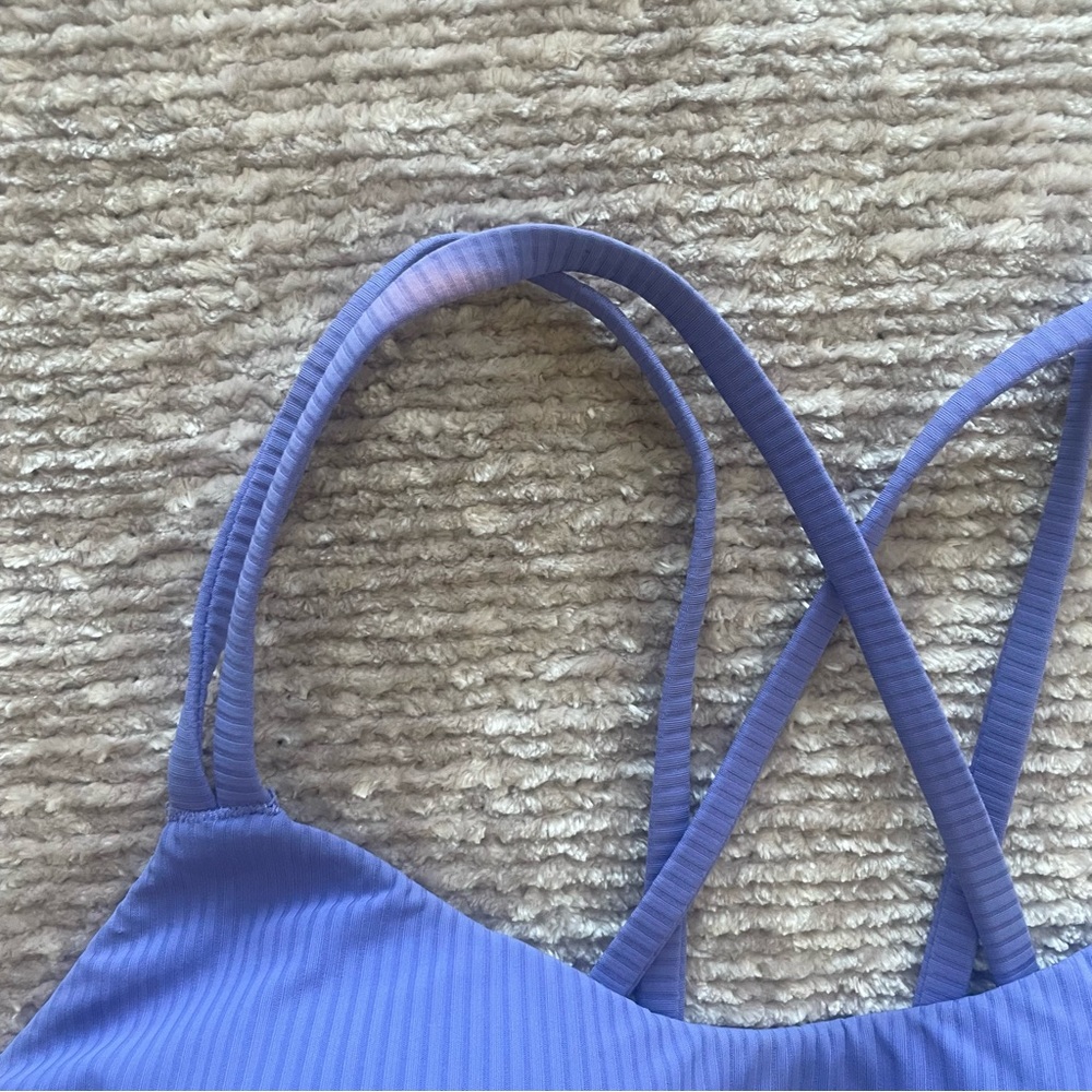 Lilac Double-Strap Sports Bra - Picture 4 of 7